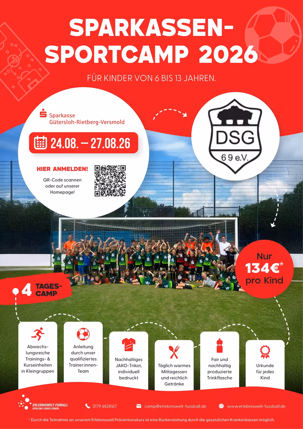 Sparkassen-Sportcamp 2026 – Jetzt anmelden!