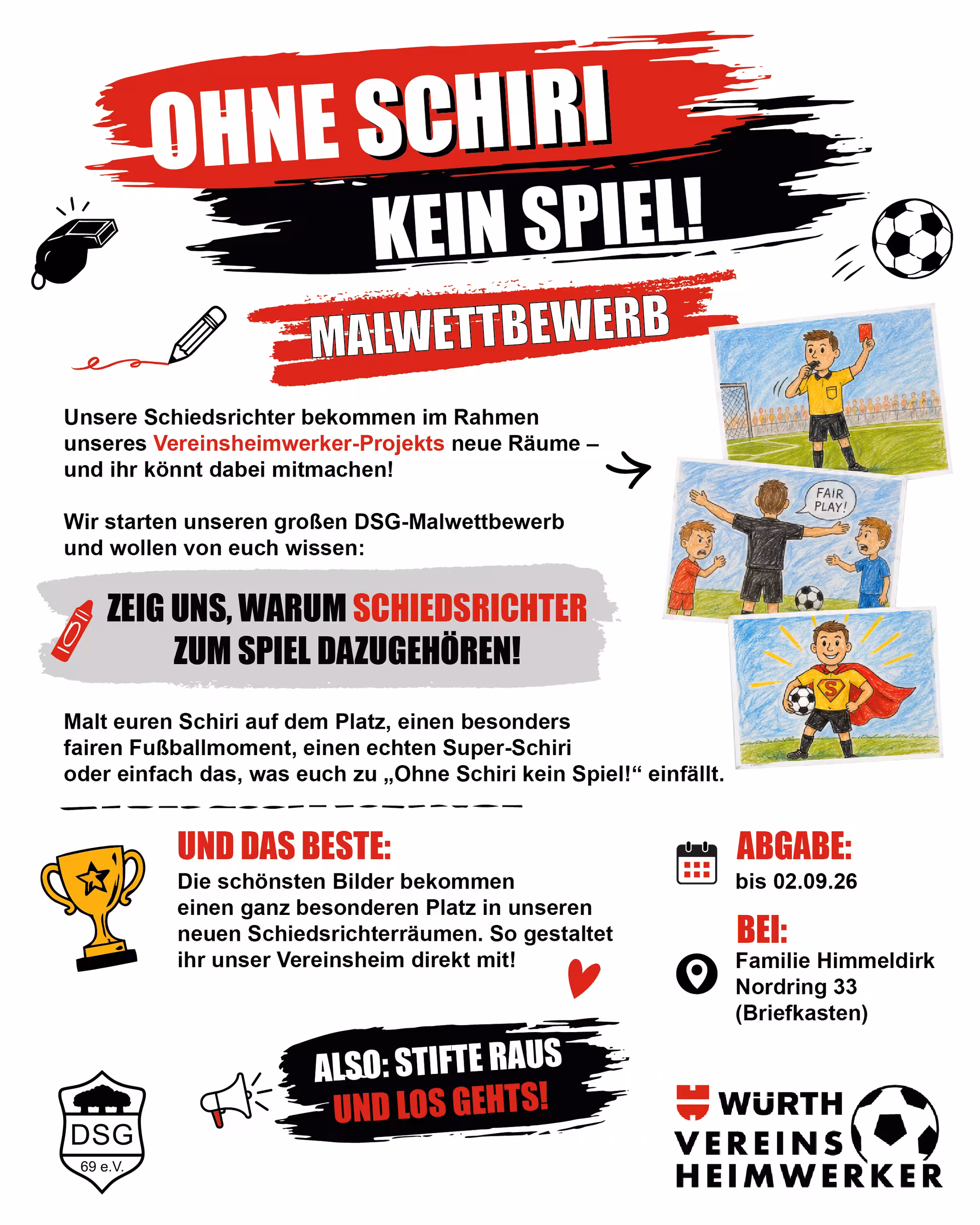 Ohne Schiri kein Spiel: Stifte raus, Druffel!